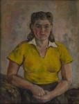 Белоцветов В.Г. Физкультурница (Портрет Аллы Бариновой). 1943